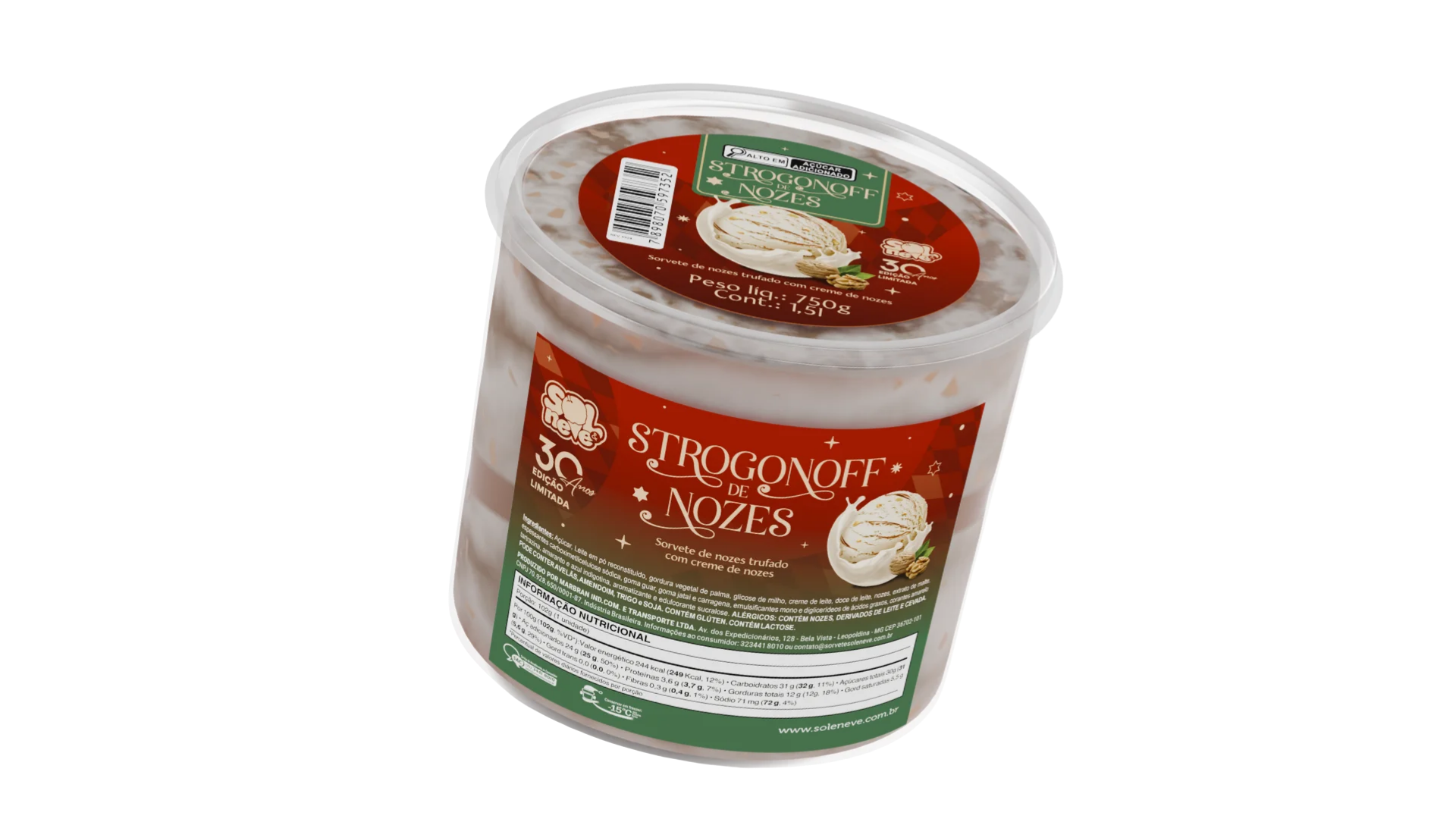Strogonoff de Nozes
